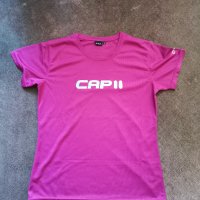 Тениска лилава Cap размер M, снимка 1 - Тениски - 42034517