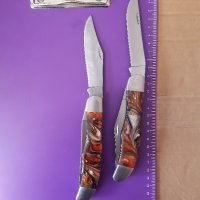 Джобен нож с две остриета, снимка 6 - Ножове - 44403546