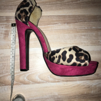 Fiorelli велурени токчета, снимка 6 - Дамски обувки на ток - 36287260