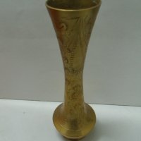 № 6043 стара метална / месингова ваза  , снимка 2 - Други ценни предмети - 36005818