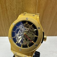 Часовник Хублот Hublot Автомат Скелетон Sceleton само за 350 лв., снимка 3 - Мъжки - 44399263