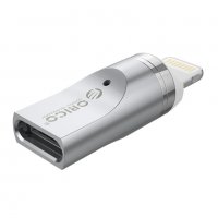 Преходник Адаптер от Micro USB към Lighting Магнитен Orico ML01-SV-BP Adapter Micro USB/Lighting, снимка 5 - Кабели и адаптери - 34333445