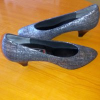 Дамски обувки Gabor № 38 - 38,5 Нови сребристи, снимка 9 - Дамски елегантни обувки - 34571441