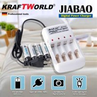 Цифрово зарядно устройство за батерии с 2 светодиода JIABAO A-612, снимка 2 - Друга електроника - 42205692
