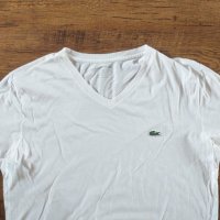 Lacoste V-Nec - страхотна мъжка тениска , снимка 6 - Тениски - 41424266