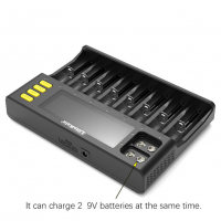 Професионално, зарядно и тестер за батерии LiitoKala Lii-S8, снимка 6 - Други инструменти - 36372012