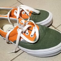 Оранжево-зелени гуменки VANS, номер 35, снимка 5 - Кецове - 38820493