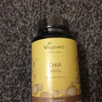 Органично масло от семена на чиа Vegavero Веган Омега 3 6 9 капсули , снимка 8 - Хранителни добавки - 41566240