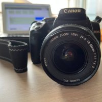 Canon EOS 400D + обектив + аксесоари, снимка 1 - Фотоапарати - 42088170