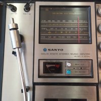 Музикална ретро система грамофон Sanyo, снимка 8 - Грамофони - 44416065