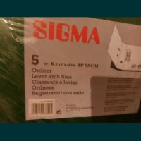 Класьори нови Сигма немски,зелени , с мет.машинка, снимка 3 - Ученически пособия, канцеларски материали - 29359950