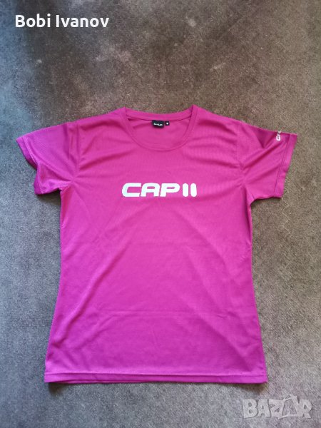 Тениска лилава Cap размер M, снимка 1