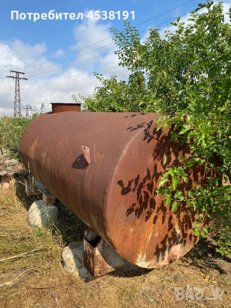 Метална Цистерна 5 кубика, снимка 1