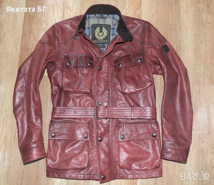 Belstaff Trialmaster Panther Мъжко Кожено яке размер  IT 48 RRP $1795, снимка 1