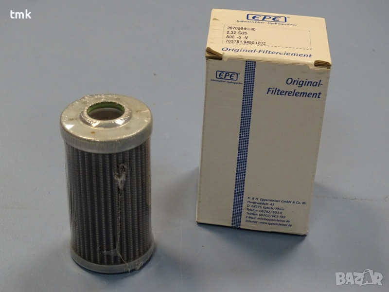 Хидравличен филтър EPE 2.32G25A00-0-V, Ф44 mm, Ф18 mm, H-80, снимка 1
