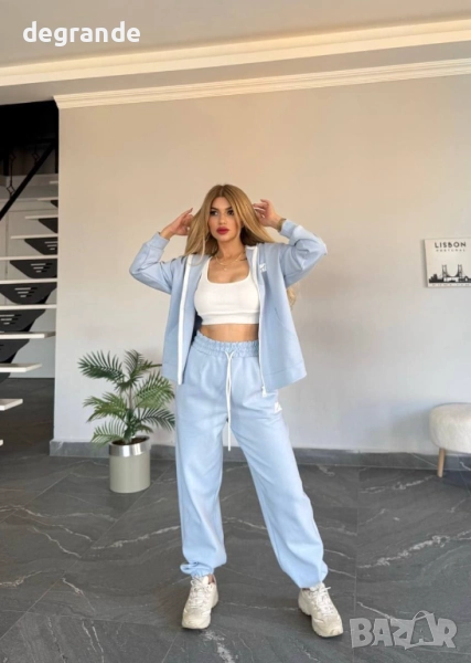 Светло син Дамски Комплект от 2 части Nike ВИДЕО НА МОДЕЛА, снимка 1