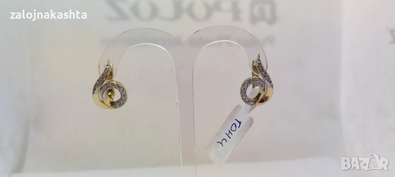 Златни обеци-3,25гр/14кр, снимка 1