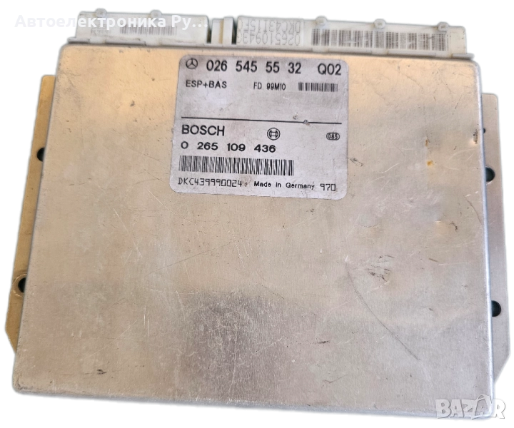 компютър ABS ESP+BAS MERCEDES E KLASA W210 BOSCH 0 265 109 436, 0265109436, 026 545 55 32, снимка 1
