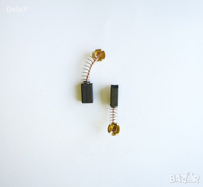 Въглено-графитна четка с пружина и накрайник профил 6x11x16mm, снимка 1