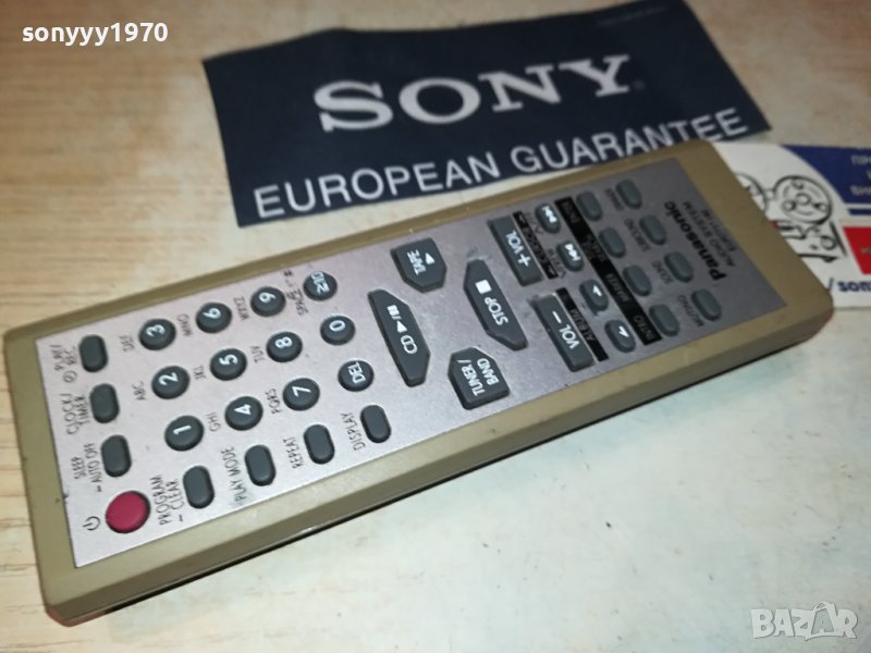 PANASONIC AUDIO REMOTE CONTROL-ВНОС SWISS 2608231726, снимка 1