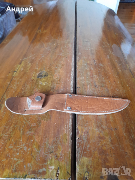 Стара кожена кания за нож #15, снимка 1