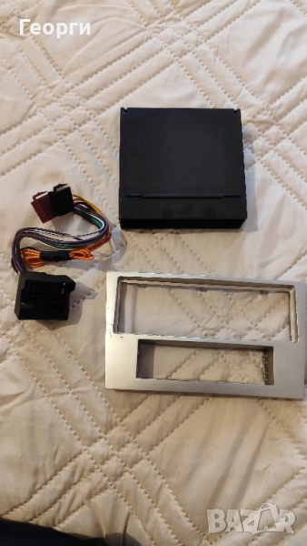 Преходна рамка от двоен към единичен дин комплект с кабел за Astra H, Zafira B, Meriva A, Corsa C,D., снимка 1