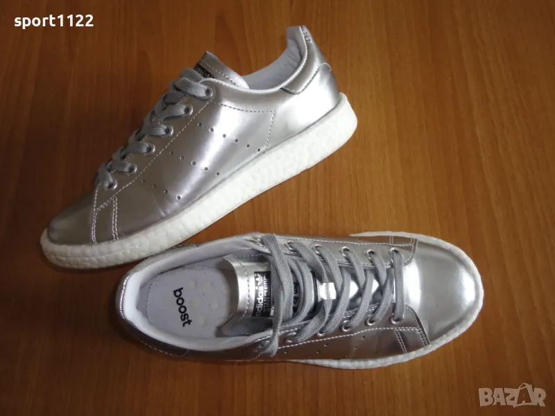 N37 Adidas Stan Smith Boost Silver/дамски обувки, снимка 1