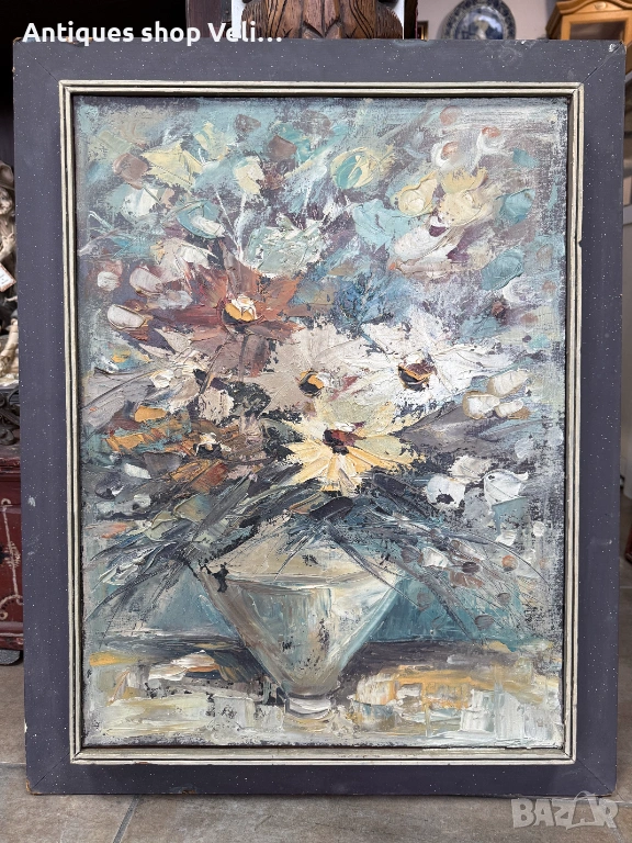 Оригинална картина Ралиц Кирилова "Хризантеми" №7812, снимка 1