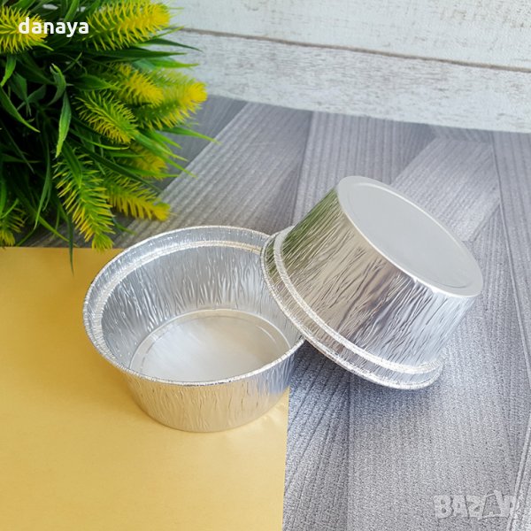 2289 Алуминиева форма за крем карамел мъфини дребни сладки, Ф9см, снимка 1