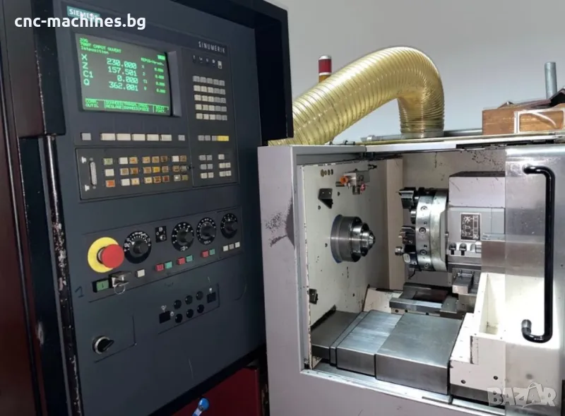 CNC Струг с ЦПУ - 4 осен с Ц ос (C axis) Стругов център, снимка 1