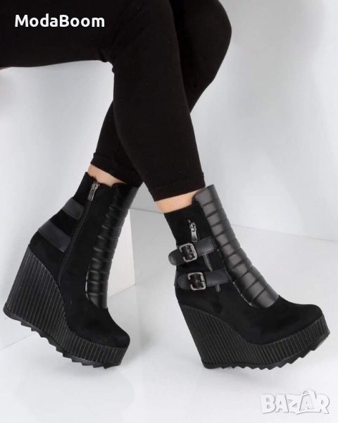 Дамски обувки на платформа , снимка 1