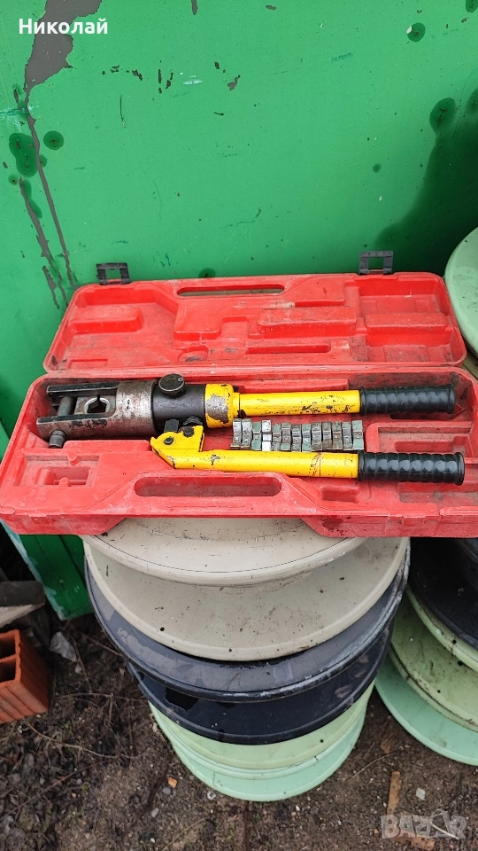 Клещи кербовачни кримпващи , снимка 1