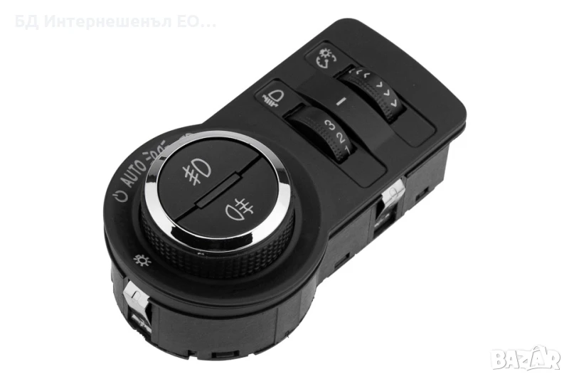 13301752  Ключ за светлини фарове, Chevrolet, Cruze J300, Orlando, с регулиране, Черен, снимка 1