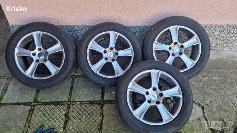 Джанти с гуми 5 на 114,3, снимка 1