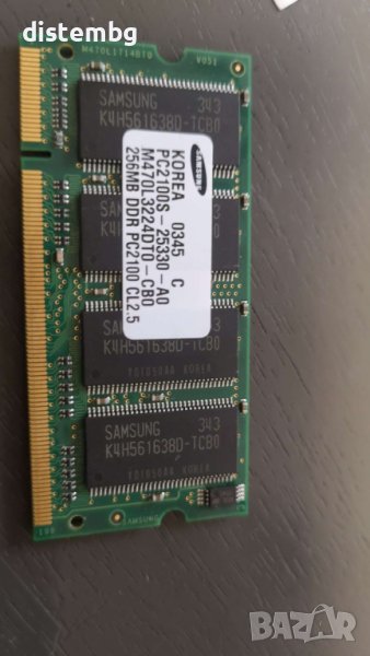 Памет 256MB PC2100 266MHz DDR SODIMM, снимка 1