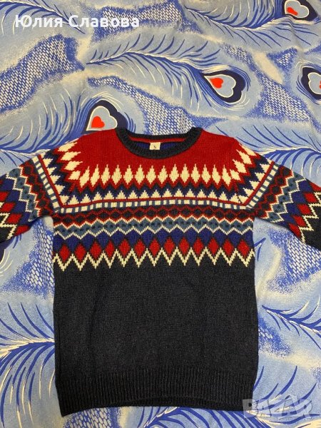 Коледен суичер и пуловер -размер 7-9 години, снимка 1