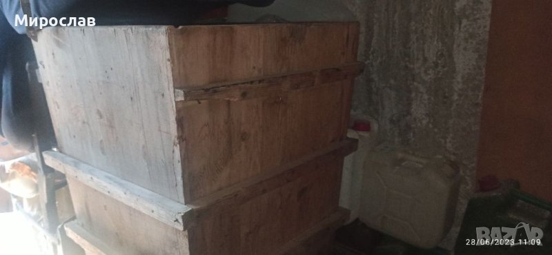 Дървен съд за съхранение на фураж или др.., снимка 1