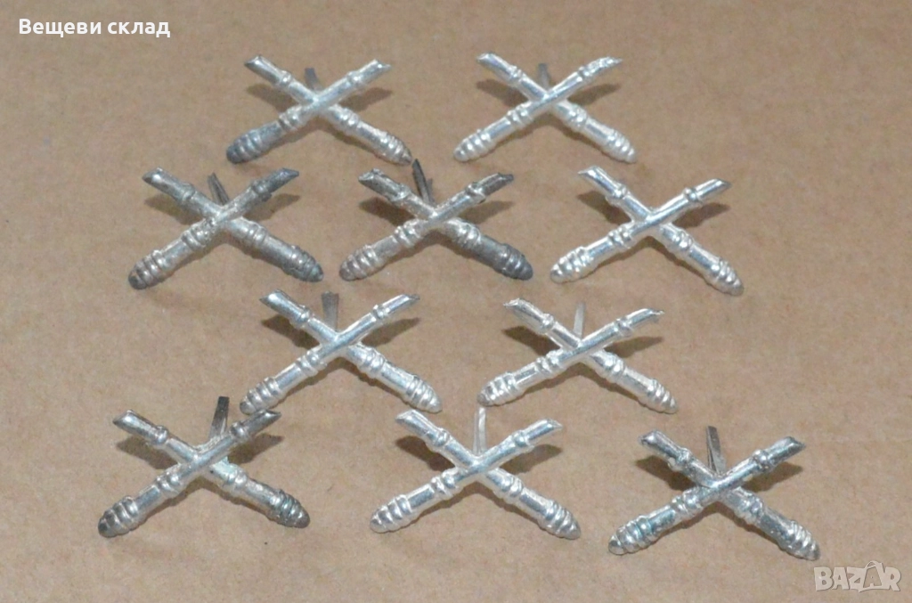 10 бр. Вензели на БНА - Артилерия, снимка 1