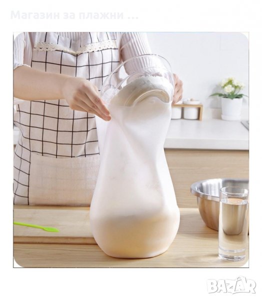 СИЛИКОНОВА НЕЗАЛЕПВАЩА ТОРБА ЗА МЕСЕНЕ НА ТЕСТО - код 2770, снимка 1