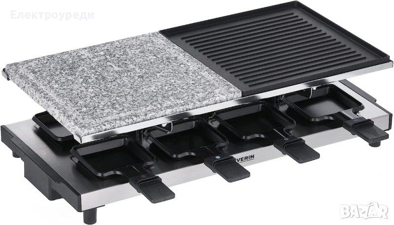 Бездимна раклет скара с камък и плоча, снимка 1