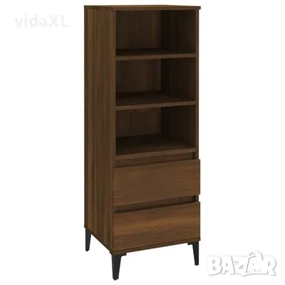 vidaXL Висок шкаф, Кафяв дъб,（SKU:821251, снимка 1