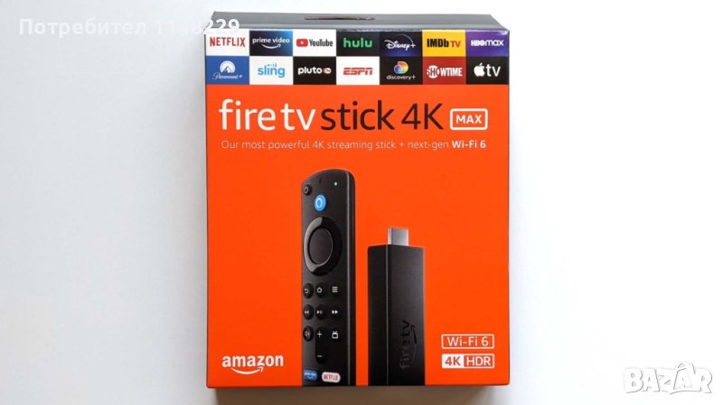 Amazon Fire TV Stick 4K Max, снимка 1