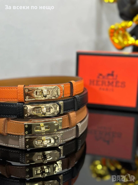 Hermes Унисекс Колан Естествена Кожа🔝Мъжки Колан Хермес🔝Дамски Колан Хермес - 7 Цвята Код E1101, снимка 1