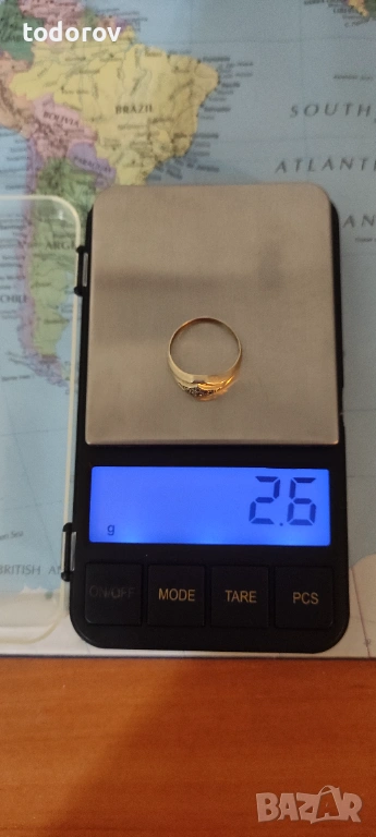 Златен пръстен 14к. Изгодно, снимка 1