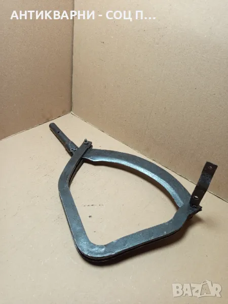 Соц Стар Ръчно Кован Нож За Сено., снимка 1