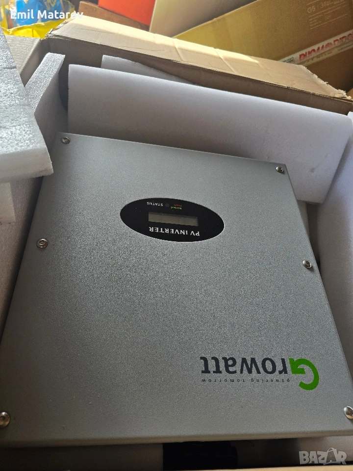 growatt inverter fv 4200mtl-s 550v PV grett inverter мрежов инвертор на гривата 4.2 кв , снимка 1