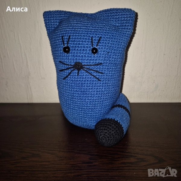 Коте, плетено на една кука, снимка 1