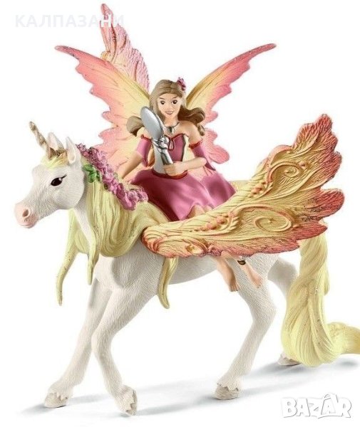 Фигурки Schleich ФЕЯ С ПЕГАС ЕДНОРОГ 70568, снимка 1