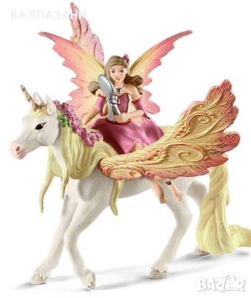 Фигурки Schleich ЕЙЕЛА С КРАЛСКИ ЕДНОРОГ 70569 , снимка 1