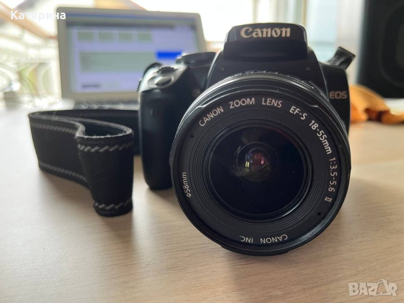 Canon EOS 400D + обектив + аксесоари, снимка 1